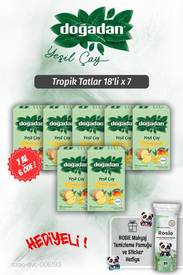 Doğadan 7 AL 6 ÖDE Tropik Tatlar 18'li ve Rosie Pamuk Hediyeli - Image 1
