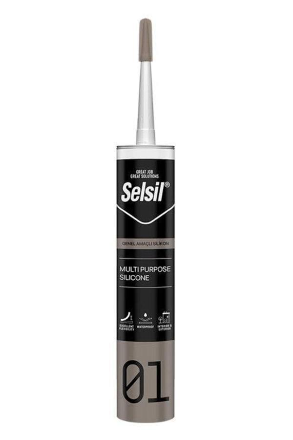 Selsil Genel Amaçlı Silikon Şeffaf 280 gr 1 adet - Image 1