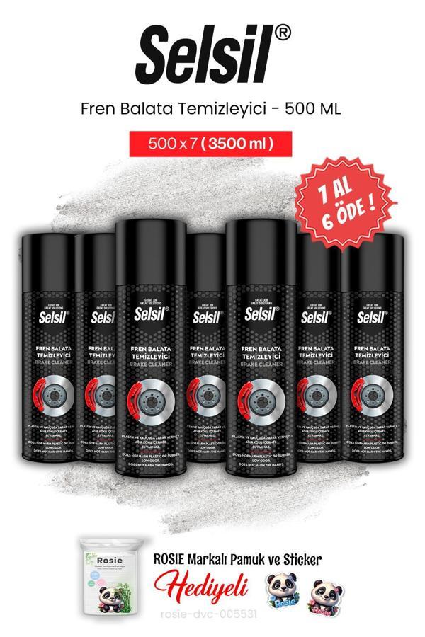 Selsil Fren Balata Temizleyici Sprey, 500 ml 7 AL 6 ÖDE ve rosie pamuk - Image 1