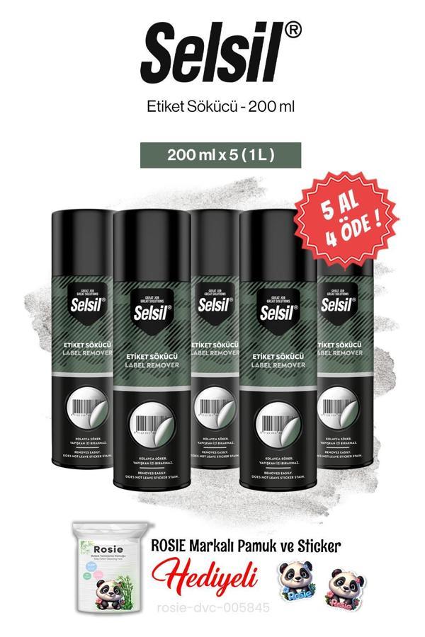 Selsil 5 AL 4 ÖDE, 200 ml, Etiket Sökücü ve rosie pamuk - Image 1