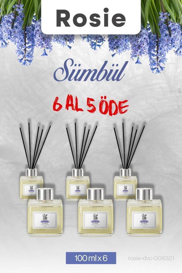 Sümbül 6 AL 5 ÖDE, Rosie Çubuklu Oda Kokusu 100 ml - Image 1
