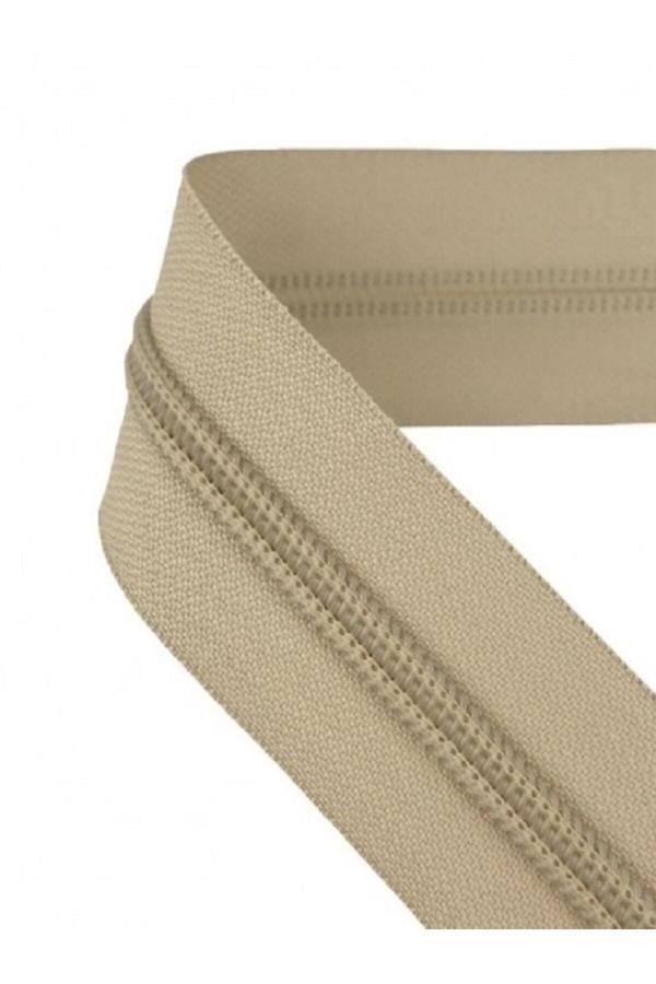 Atmaca Tuhafiye 10 Metre Bej Fermuar 20 Başlık Takılı - Image 1