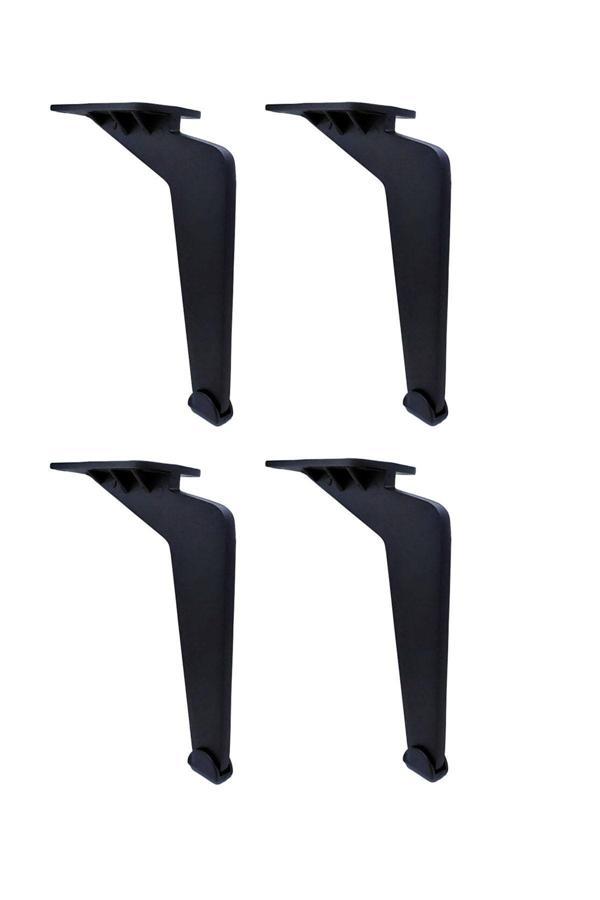 Albatros 17 Cm Lama Model Siyah Metal Mobilya, Dolap, Koltuk, Tv Ünitesi Ayakları Metal (4 Adet) - Image 1