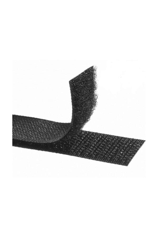 Karatra Siyah Cırt Cırtlı Bant 2 Çift Taraflı Amerikan Fermuarı 2 Cm Genişlik 1 Metre – Yapıştırıcı Ve Bant - Image 1