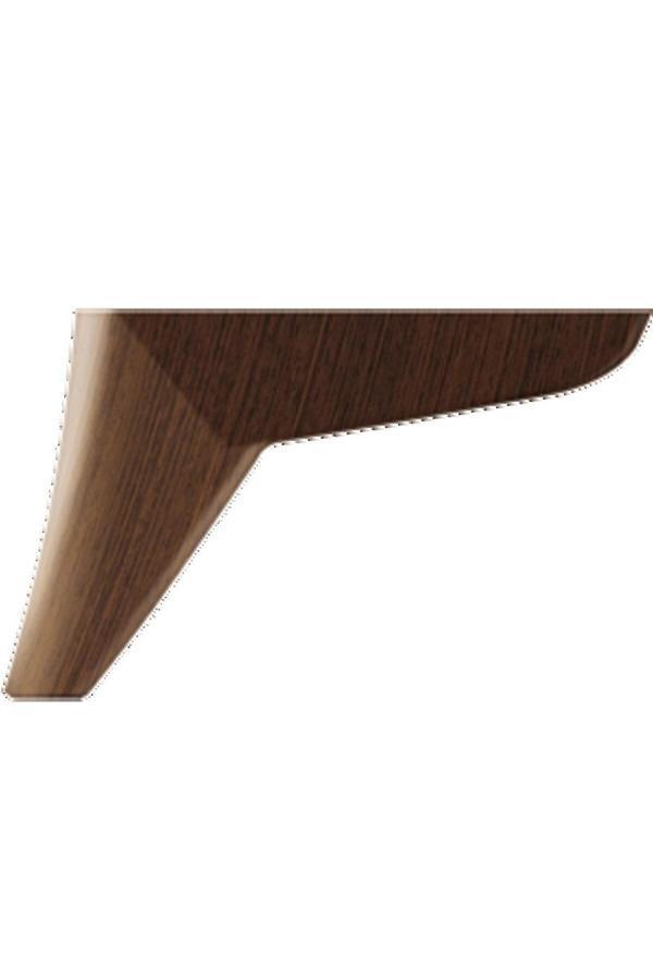 Mis Kanepe Koltuk Baza Sehpa Tv Ünitesi Ayak Köşe 12 Cm Mat Ceviz - Image 1