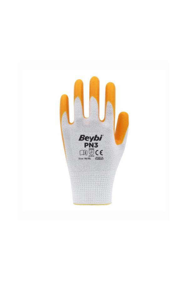 Beybi Sarı Nitril Eldiven Pn-3 (12 Adet) - Image 1