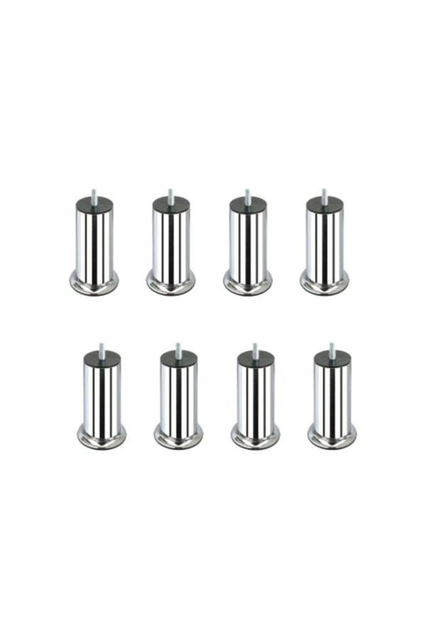 Musa Kanepe 10 Cm Baza Ayağı Koltuk Ayağı Kanepe Ayağı Civatalı 3-8" (Kalın Diş) (8 Adet) - Image 1