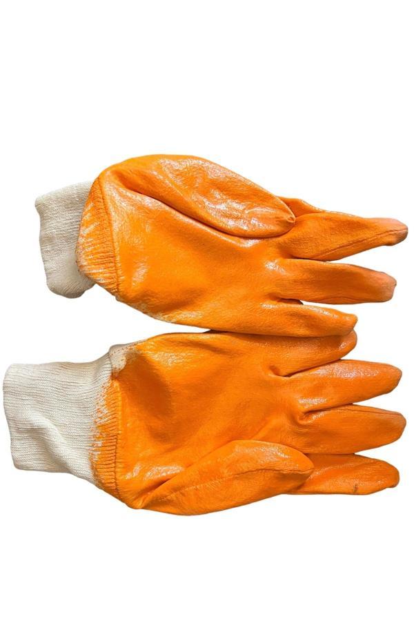 Musa Kanepe Sarı Nitril Eldiven Işçi Eldiveni - Image 1