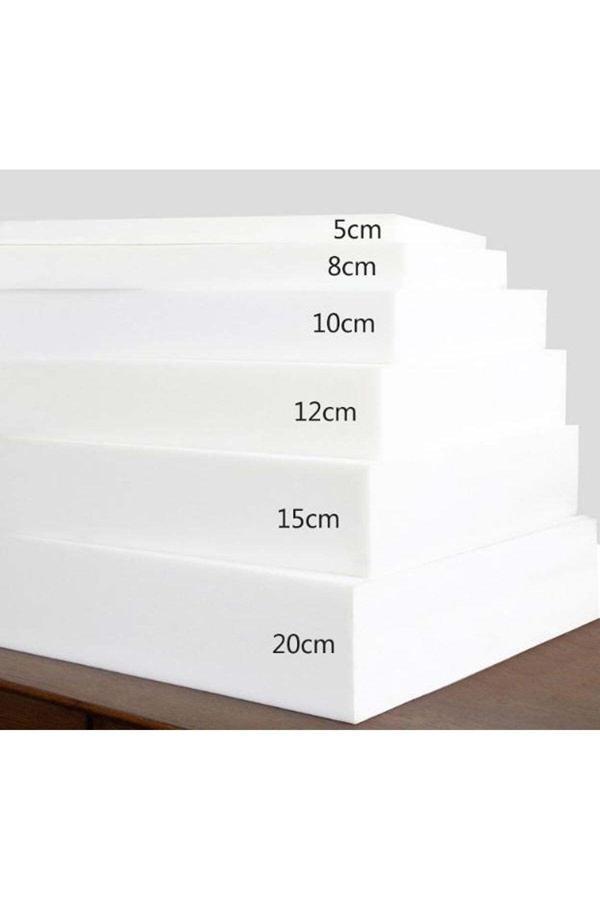 Safaş Sünger 30 Dansite Beyaz Sünger - Koltuk Süngeri - Döşeme Süngeri - Sedir Süngeri 120X240X10 Cm - Image 1