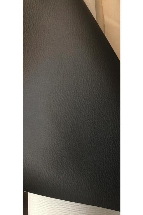 Yerli Turkanlarhome Siyah Suni Deri Mobilya Ve Oto Döşeme Için Ideal Metre Kumaş - Image 1