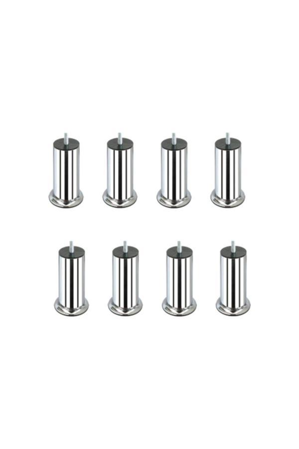 Musa Kanepe 10 Cm Baza Ayağı Koltuk Ayağı Kanepe Ayağı Civatalı M8 (İnce Diş) (8 Adet) - Image 1