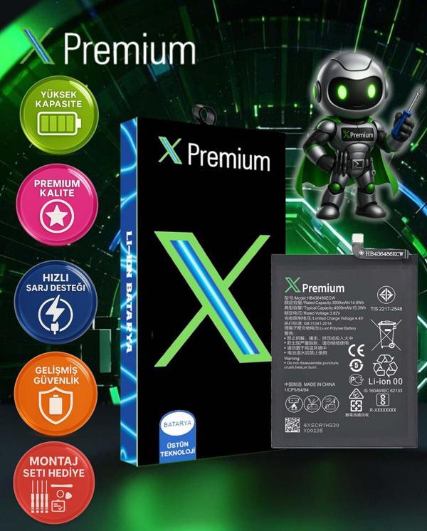 Xpremium Huawei MT10 Uyumlu Batarya Pil Süper Yüksek Kalite 3900 mAh HB436486ECW - Image 1