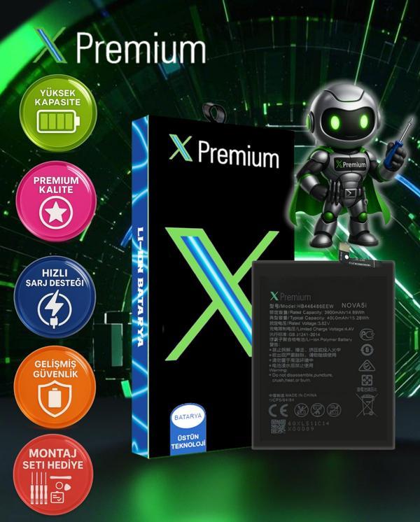 Xpremium Huawei Honor 9X Uyumlu Batarya Pil Süper Yüksek Kalite HB446486ECW - Image 1
