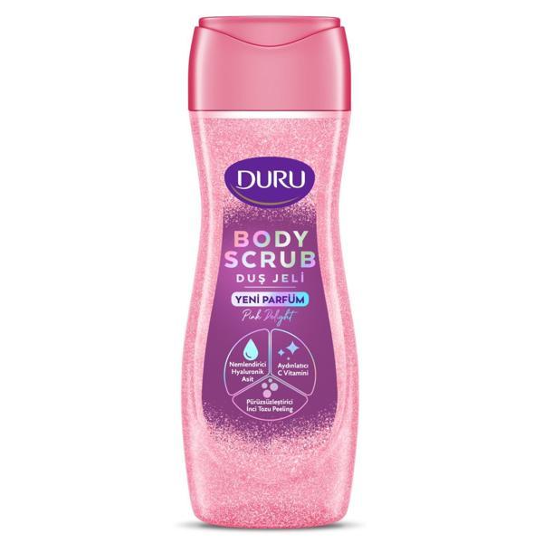 Duru Duş Jeli Body Scrub Pink Delight 450 Ml Yeni - Image 1