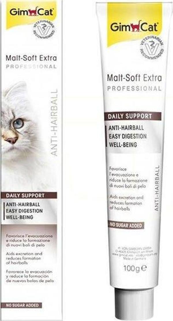 Gimcat Malt Soft Extra Tüy Yumağı Attıran Kedi Macunu 100 gr - KONG - Image 1