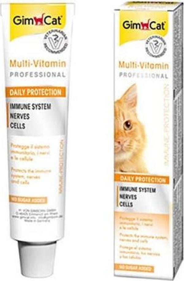 Gimcat Multi Vitamin Paste 12 Vitaminli Kedi Macunu 20 Gr - KONG - Image 1