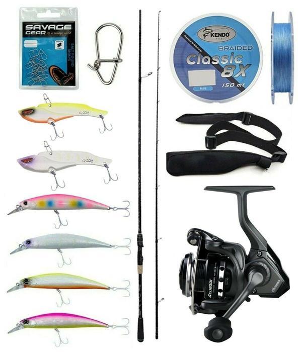 Yek Outdoor Spin Olta Seti Kendo Kenshi Pro 2.73m 12-45gr Olta Kamışı&Okuma Acuador ACU-2500A 3+1BB Olta Makinesi - Image 1