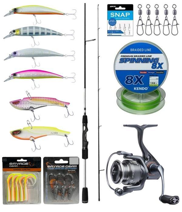 Yek Outdoor Pro Spin Seti Okuma Helios SX Spin 2,70cm 15-45 gr 2 Parça Spin Kamışı&Savage Gear Fazor 4000 Olta Makinesi - Image 1