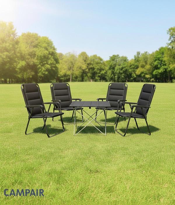 Yek Outdoor Konforlu 4 Kişilik Kamp Masa & Sandalye Seti - Image 1