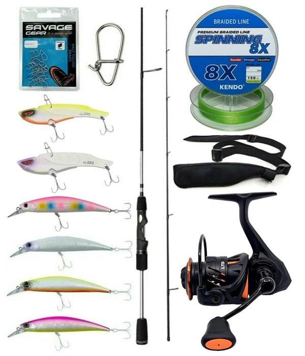 Yek Outdoor Spin Olta Seti Okuma Helios SX Spin 2,70cm 15-45 gr 2 Parça Spin Kamışı&Savage Gear Orange LTD 4000 FD 8+1BB - Image 1