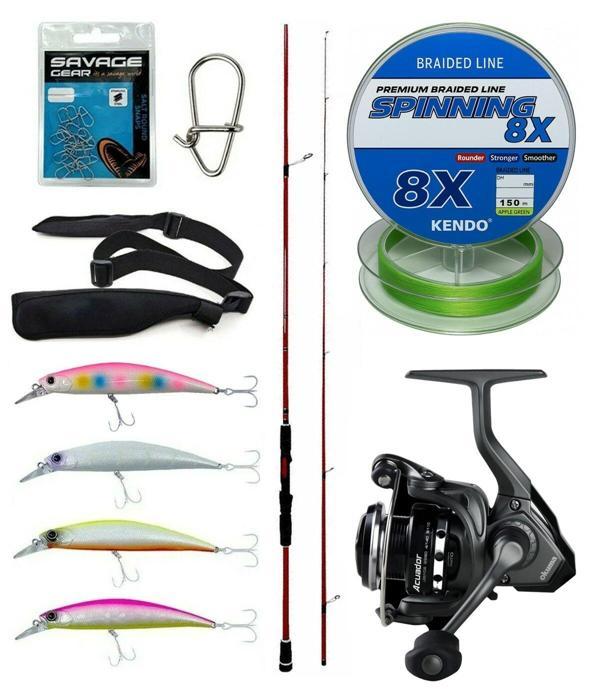 Yek Outdoor Spin Olta Seti Okuma Red Spin 279 cm 10-40 gr Spin Kamışı&Okuma Acuador ACU-4000A Olta Makinesi - Image 1