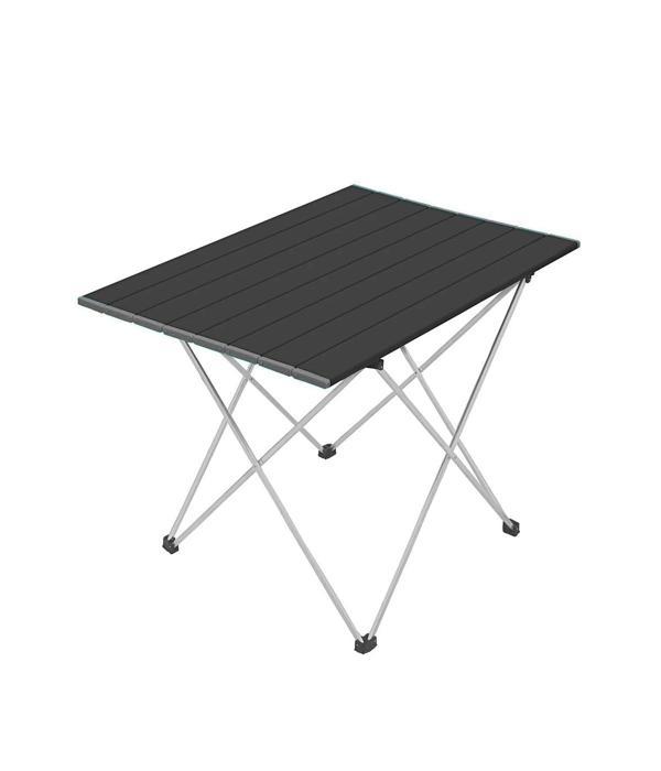 Yek Outdoor Portatif Alüminyum Katlanır Eko Kamp Masası Küçük 56x40x45cm Siyah - Image 1