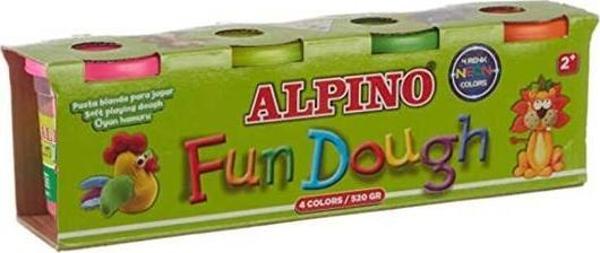 Alpino Oyun Hamuru 4 Renk Neon 520 gr - Image 1