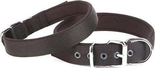 Doggie Comfort Dokuma Köpek Boyun Tasması Medium Siyah 2.5x37-45 Cm - Image 1