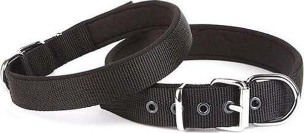 Doggie Comfort Dokuma Köpek Boyun Tasması Medium Siyah 3x42-50 Cm - Image 1