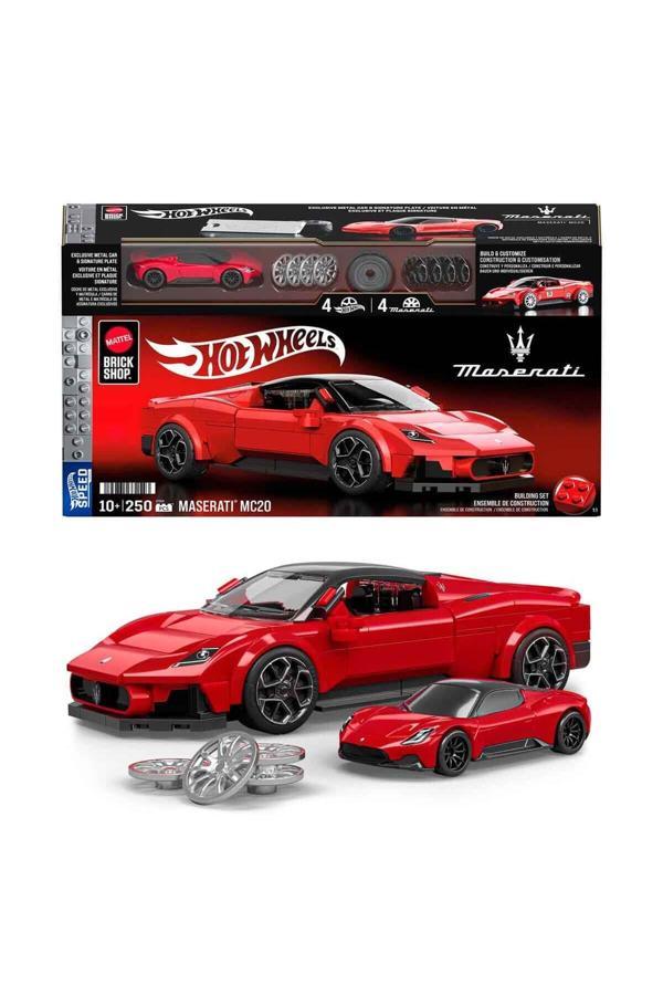 Hot Wheels Speed Serisi Maserati MC20 Araba 250 Parça Yapım Seti JFR90 - Image 1