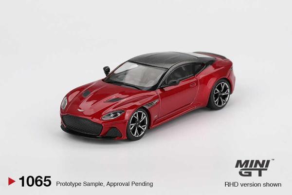 Mini GT 1:64 Aston Martin DBS Hyper Red MGT01065 – Diecast Model Araba - Image 1