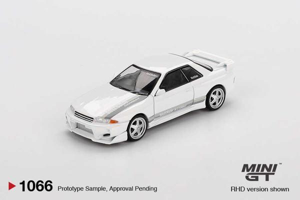 Mini GT 1:64 Nissan Skyline GT-R R32 VeilSide Combat C-I White Diecast Model Araba MGT01066 - Image 1