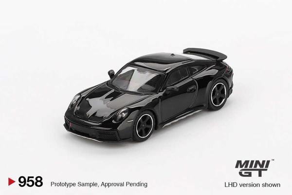 Mini GT 1:64 Porsche 911 Dakar Black (958) Diecast Model Araba - Image 1