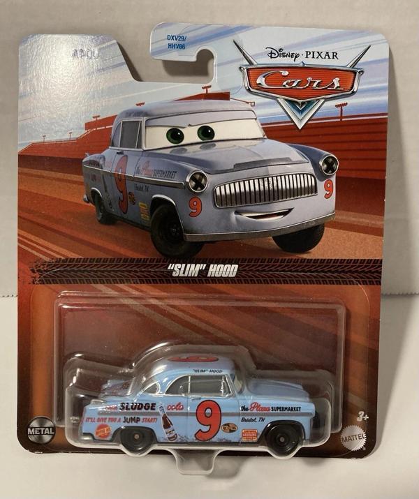 Disney Pixar Cars Metal Diecast Slim Hood - Image 1