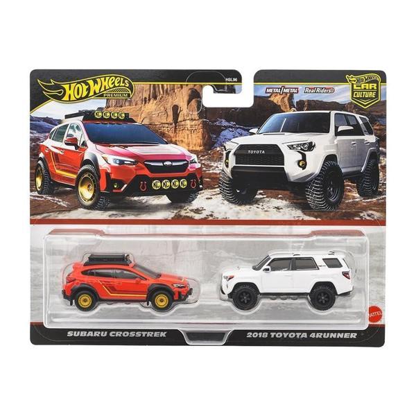 Hot Wheels Car Culture 2’li Set – Subaru Crosstrek & 2018 Toyota 4Runner Premium Diecast - Image 1