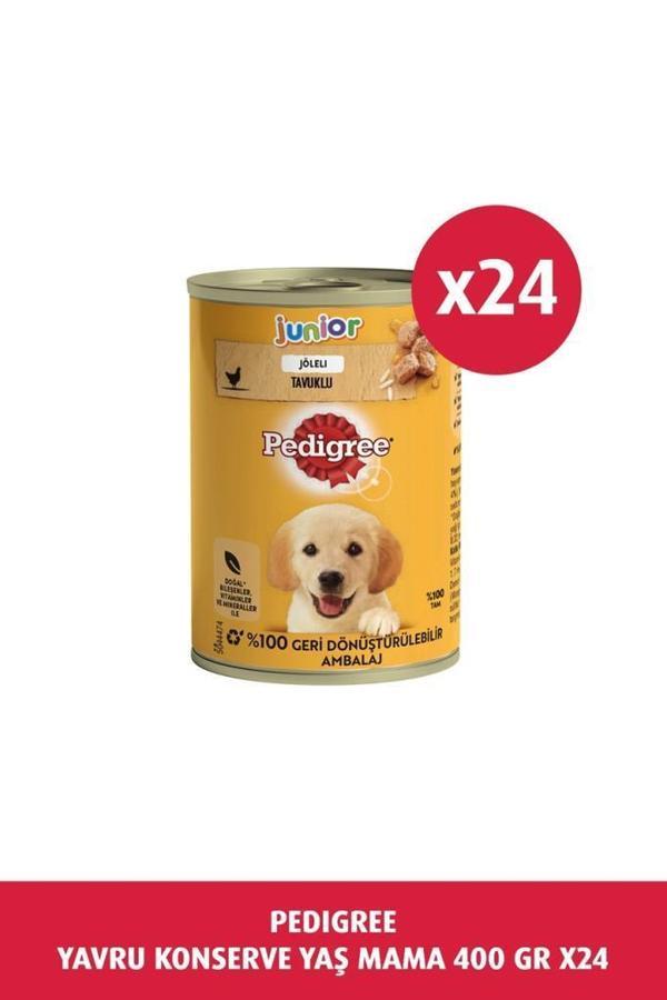 Pedigree Yavru 400 gr 24X, Köpek Yaş Mama - Image 1