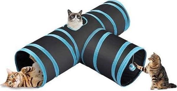 Pawise 3 Girişli Kedi Tüneli 50x35 Cm - Image 1