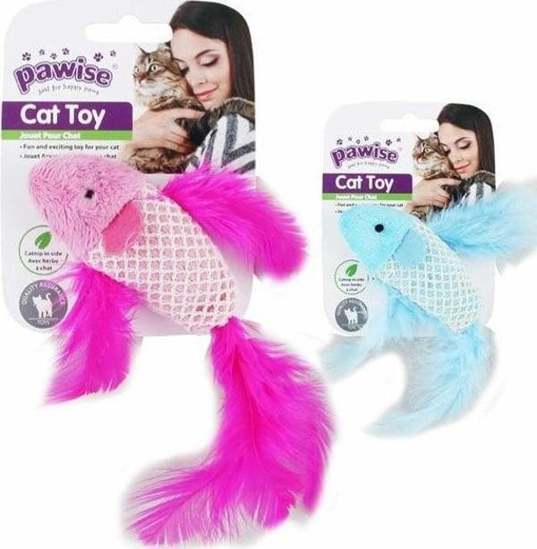 Pawise Catnipli Peluş Balık Kedi Oyuncağı 9 Cm - Image 1