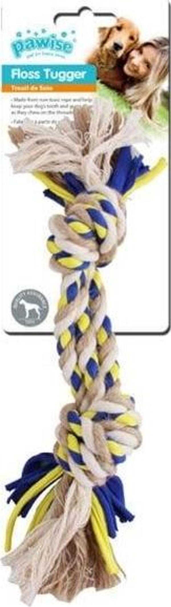 Pawise Floss Tugger İp Kemik Köpek Oyuncağı - Image 1