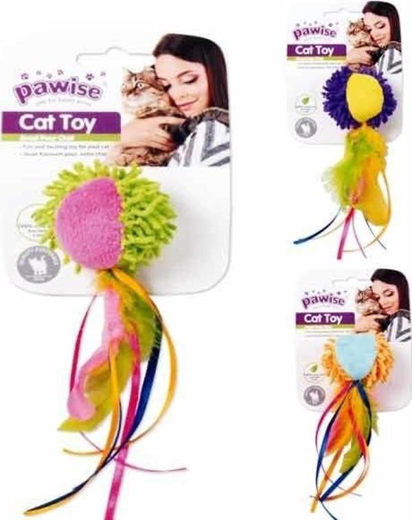 Pawise Meow Meow Life-Ball With Tail Kumaş Kedi Oyuncağı - Image 1