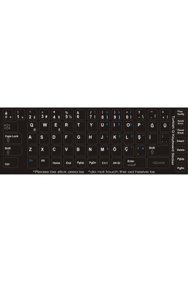 Wozlo Rusça Klavye Sticker Notebook Ve Pc Uyumlu Klavye Etiketi - Silinmez - Image 1