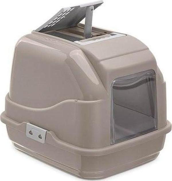 İmac Easy Cat Kapalı Filtreli Kedi Tuvaleti Gri 40x50x40 Cm - Image 1