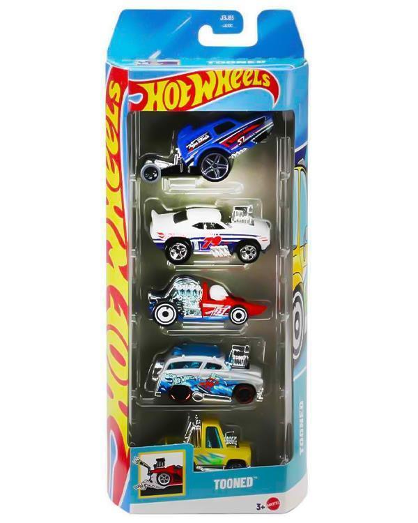 Hot Wheels Beşli Araba Seti Tooned JBJ85 - Image 1