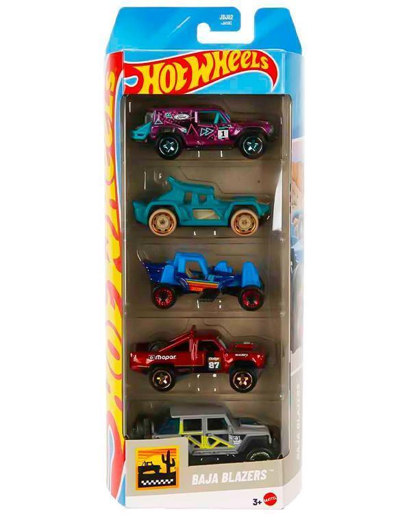 Hot Wheels Beşli Araba Seti Baja Blazers JBJ82 - Image 1