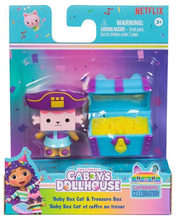 Gabbys Dollhouse Baby Box Cat ve Treasure Box Figür ve Aksesuar Seti 20149924 - Image 1
