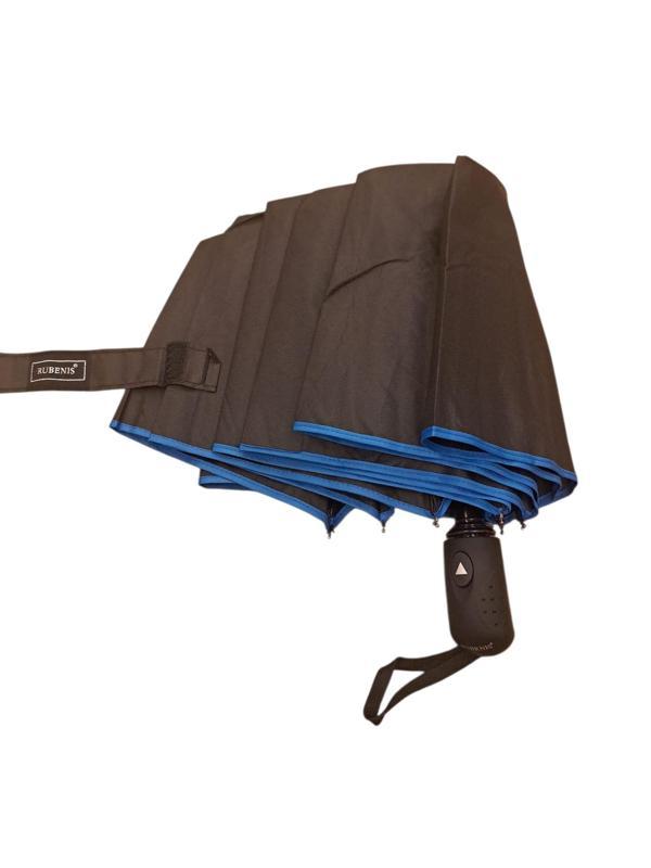 Rubenis 8 Tel Yarı Otomatik Mavi Şeritli Şemsiye - Image 1