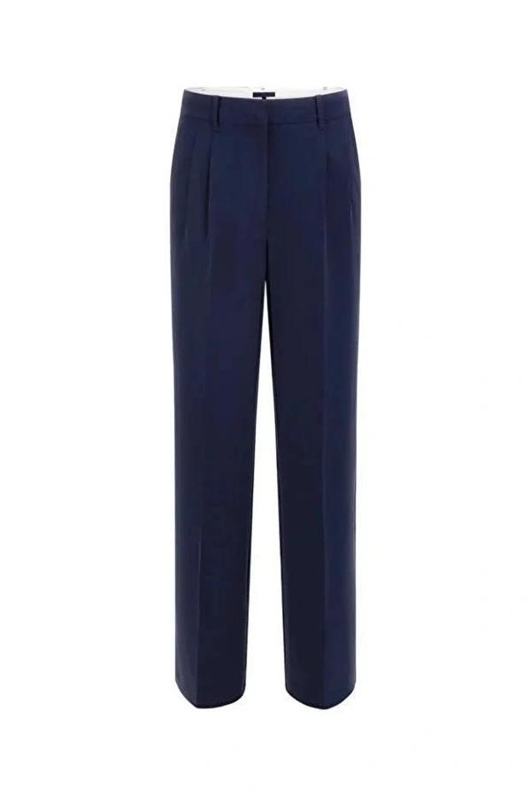 Guess Theoline Kadın Lacivert Regular Fit Pantolon W5YB08WGHC2-G7P1 - Image 1