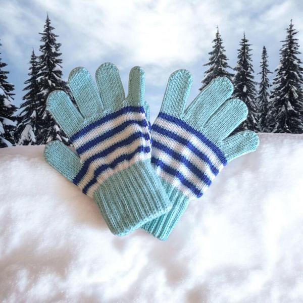 Kız Çocuk Eldiven Kırmızı  4-8 Yaş - Image 1