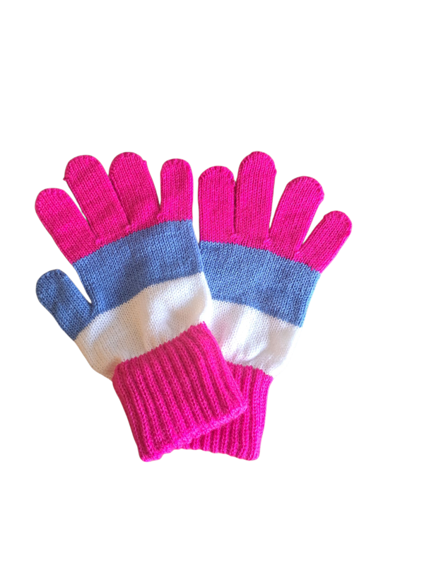 Garson Beden Kız Çocuk Eldiven Fuşya 8-12 Yaş - Image 1
