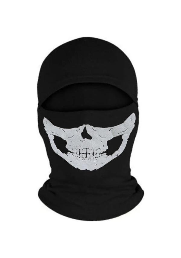 Termal Siyah Kar Maskesi Kurukafa Desenli - Image 1